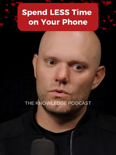 Spend LESS time on your phone . #podcast #goodtalks #lesstime #lifelesson #phone