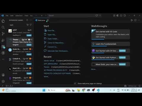 5. Instalar Extensiones De Vs Code