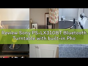 Review Sony PS-LX310BT Bluetooth Turntable with built-in Phono Pre-Amp, 2 speeds and 3 gain modes, B