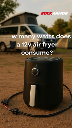 How many watts does a 12v air fryer consume? 🔋 #outdoorcooking #offrgridcooking #campcooking #boating #campinglife #malta #unitedkingdom #spain #italy #camping #12vairfryer