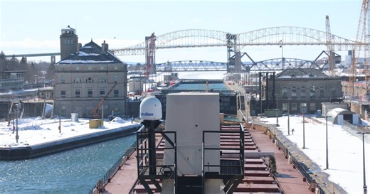 Soo Locks officially open for 2026 Great Lakes shipping season