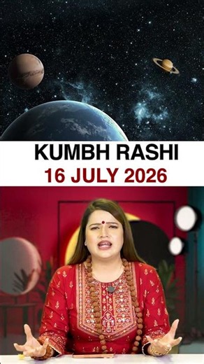 कुंभ राशिफल 16 जुलाई 2026 | Kumbh Rashi Horoscope