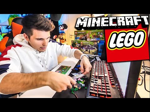 MINECRAFT LEGO SET AUFBAUEN!