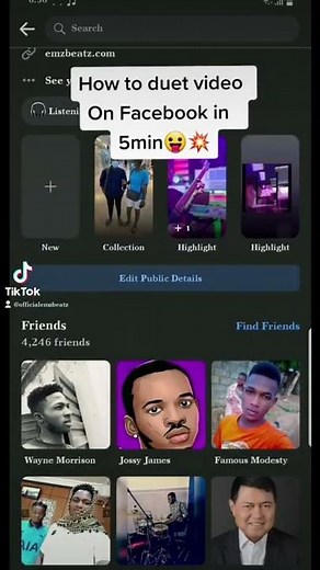 How to duet any video on Facebook in 5mins.. subscribe for more videos