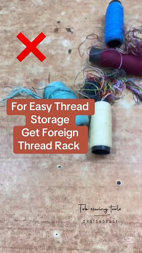 🤗🎈Foreign Thread Rack is a perfect Organiser for keeping your threads in place. Tidy and Untangled 💯🎉 It save you space, has multiple thread storage that can store up more than 100 threads .😍💕 It makes your threads easily seen and accessible. It is also Essential for the hair stylist helping them place their attachment in one place and they make their customers hairs comfortably 🤩 Price - 65k💕🎊 Express delivery in Abuja 😍 To get send us a direct message here Contact us via WhatsApp 234