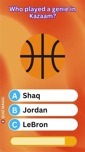 Who played a genie in Kazaam? OOJDF #QuizMagic #ViralQuiz