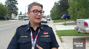 A thunderstorm in Calgary caused some scary moments for a homeowner after a lightning strike came a little too close for comfort. Craig Momney reports. | Global Calgary