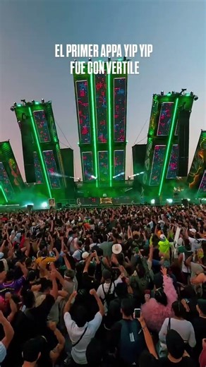 Vertile Live at EDC Mexico🤯💥 — INSANE Drop! #hardstyle #vertile #edc #edm #edcmexico #edmshorts