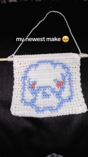 #cinnamoroll #sanrio #cinnamorollsanrio #crochet #crocheted #tapestry #tapestrycrochet #tapestries