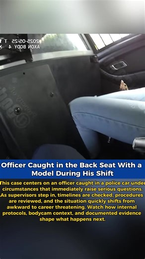 Part 1|Officer Caught in the Back Seat With a Model During His Shift #copsoftiktok #police #bodycam