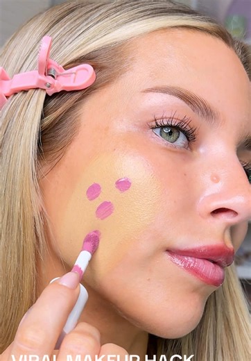 How Purple Makeup Neutralizes Yellow Foundation