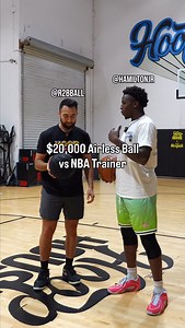 $20,000 Airless Ball vs NBA Trainer! 🏀 #hamilt0njr | Anthony Hamilton Jr.