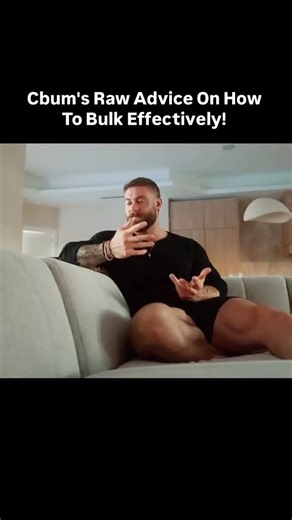 1.6K reactions · 44 shares | Cbum’s Raw Advice On How To Bulk...