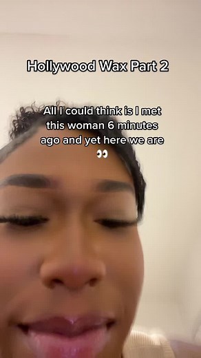 Hollywood wax 😏 #fyp #waxing