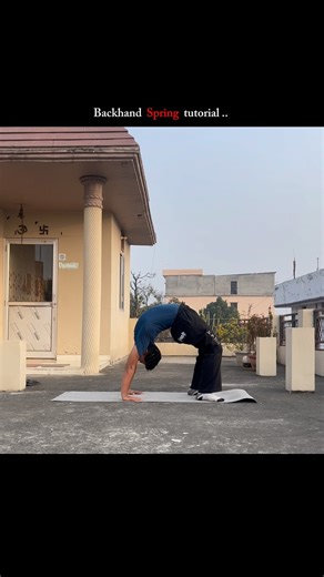वीर धपोला 🕷️❤️‍🔥 on Instagram: "Backhand Spring Tutorial 💪❤️‍🔥… . . . . . . . . . . . . . . . . . . . . . . . .#explorepage✨ #instagram #ﬁtness #reelsinstagram #tutorial"