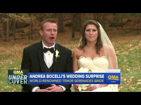 Andrea Bocelli Surprise Wedding Serenade