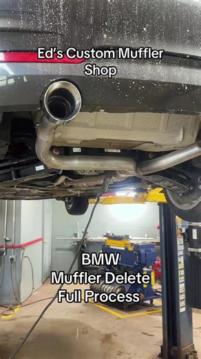 Ed's Custom Muffler: BMW Muffler Delete Process