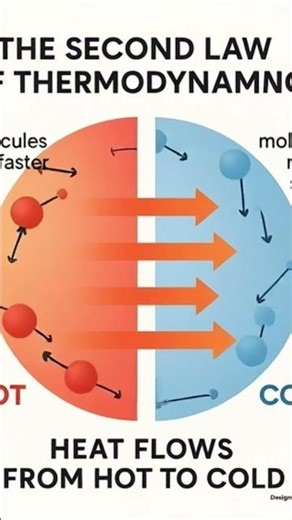 2nd Law Of Thermodynamics ll Heat Flow From Hot To Cold ll Heat Transfer ll Class 11 Physics ll 🔥