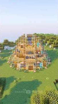 Minecraft Glass Dome House 🏠 #minecraft
