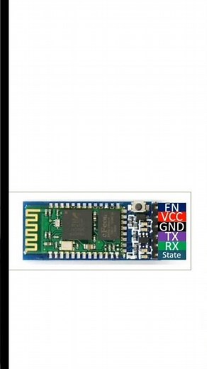 HC-05 Bluetooth module pinout and explanation. #electronics #circuit #diy #arduino #tech