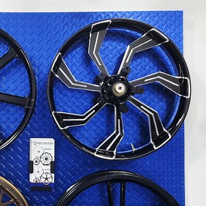 8.9K views · 1.8K reactions | Rotation Industries' custom motorcycle wheels have a classic styling with modern flare. Every wheel has unique features, sleek lines, and is designed to give your bike an identity of it's own. Rotation takes pride in the quality of each and every order to ensure complete customer satisfaction. Rotation wheels are designed and manufactured in the USA. | Vtwin Visionary | Facebook