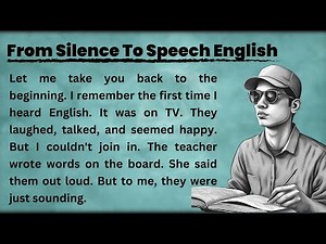 Learn English Through Story | From Silence To Speech English | Graded Reader | Basic English
