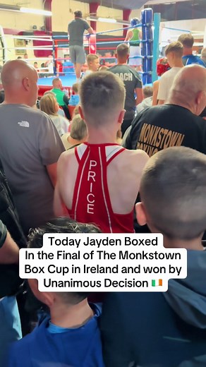 Jayden Price Wins Monkstown Box Cup Final in Ireland