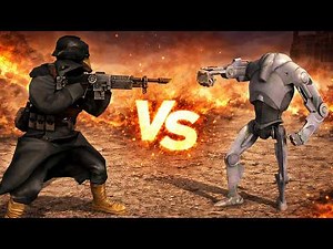 Death Korps of Krieg Trench Defense Against Endless Droid Army | Warhammer 40k vs Star Wars (4K)