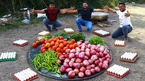 143K views · 9.2K reactions | Egg Chingari recipe | Biggest Scrambled Eggs by Grandpa kitchen | Grandpa Kitchen | Facebook