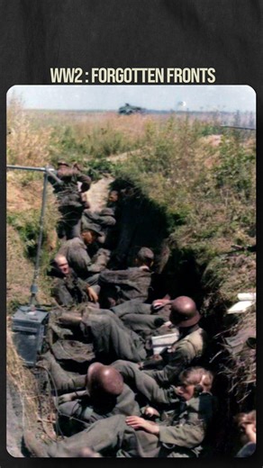 German Soldiers Waiting for Orders in Combat