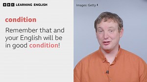 'condition' is a noun, but it can have different meanings when it's used as a singular and plural noun! 🫨 Learn more about this with Phil in this week's English In A Minute. ⏰ See if you can use it in a sentence below! 👇 | BBC Learning English