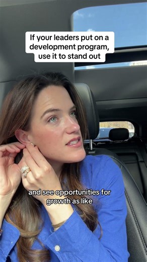 If your leadership buys a development program, make sure you stand out as an engaged participant