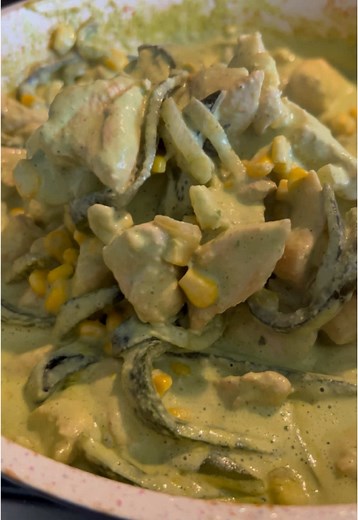 Receta de Pollo con Rajas en Crema Poblana