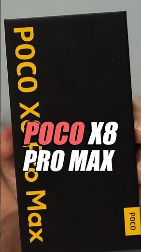 The biggest battery in its class! POCO X8 PRO MAX