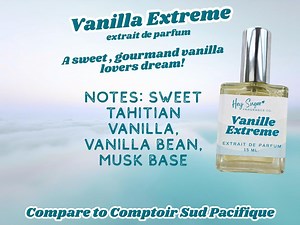 Sweet Gourmand Vanilla Perfume - Vanille Extreme - Affordable Fragrance - Vanilla Perfume for Layering - Sugary Vanilla - Tahitian Vanilla - Etsy