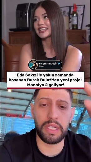 Eda Sakız ile yakın zamanda boşanan Burak Bulut’tan yeni proje: Manolya 2 geliyor!