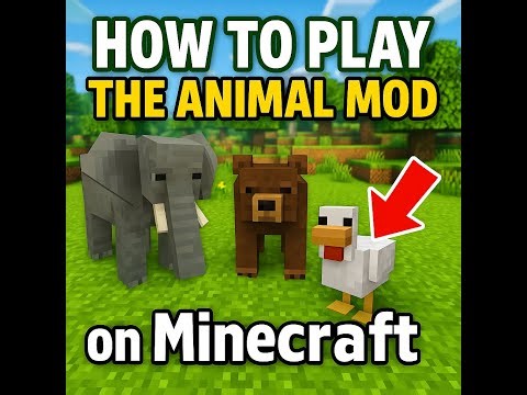 How to play the Animal MOD on Minecraft!