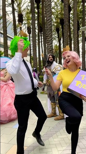 🌟This Fairly OddParents Cosmo & Wanda Cosplay Transformation! #fairlyoddparents #nickelodeon