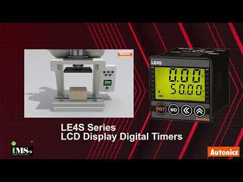 Autonics LE4S Series | LCD Display Digital Timers