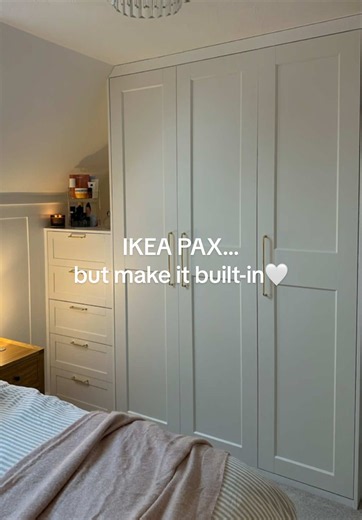 IKEA PAX Hack: How to Make It Look Built-In on a Budget 🤍