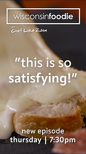 Wisconsin Foodie had us at melted cheese! Thursday night at 7:30 on PBS Wisconsin and streaming on the free PBS App on all streaming devices, watch an all-new Wisconsin Foodie where host Luke Zahm meets Orphee Paillotin and Paula Heimerl, of Alpinage Cheese in Oak Creek. Alpinage Cheese produces raclette, a Swiss-style melting cheese. Paula and Orphee demonstrate the cheesemaking process. Then, Luke visits Birch in Milwaukee for insights on how chef Kyle Knall prepares the Alpinage raclette at h