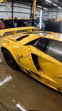 Abandoned Lamborghini Countach 5000-1988 restoration #restoration #lamborghini #countach