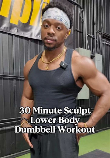 Comment “LEGS” for my 2-Day Lower Body Workout Plan (Dumbbells Only) 🔥 Women over 30: if your goal is to tone and tighten your legs and glutes, try this 30 Minute Sculpt Lower Body Workout This workout is designed to help strengthen and shape the: • Glutes • Quads • Hamstrings • Inner & outer thighs The Workout: • DB Goblet Squats – 3x10–12 • Lateral Squats – 3x10 each side • Sumo RDLs – 3x10–12 • Split Squats – 3x10–12 each leg • Clamshells – 3x12 Focus on: • Controlled reps • Full range of mo