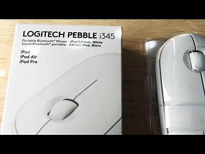 Logitech Pebble i345 Mouse iPad Pro Mini Mouse Unboxing 5-21-20