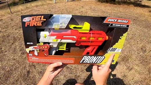 nerf pro gelfire pronto凝胶发射器试玩