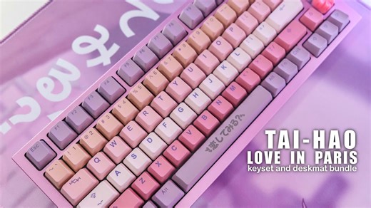 Tai-Hao Love in Paris Keycap Set Unboxing