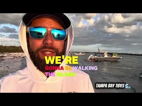 All right, guys, here we are at Shell Key Island. We’re camping for the night on the boats! 🌊