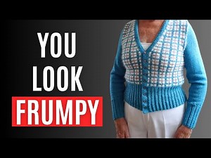 5 Cardigan Mistakes That Makes you look Frumpy (Over 50)