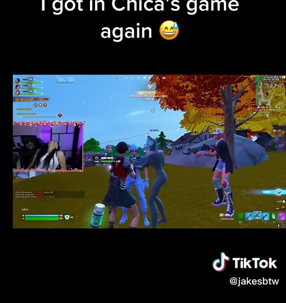 Chica Fortnite Gaming Moments with Heavy Sniper | Funny Clips