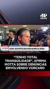 "Tenho total tranquilidade", afirma Motta sobre denúncias envolvendo Vorcaro #shorts